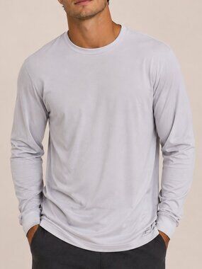 Avalanche | Men's Classic White Long Sleeve Tee